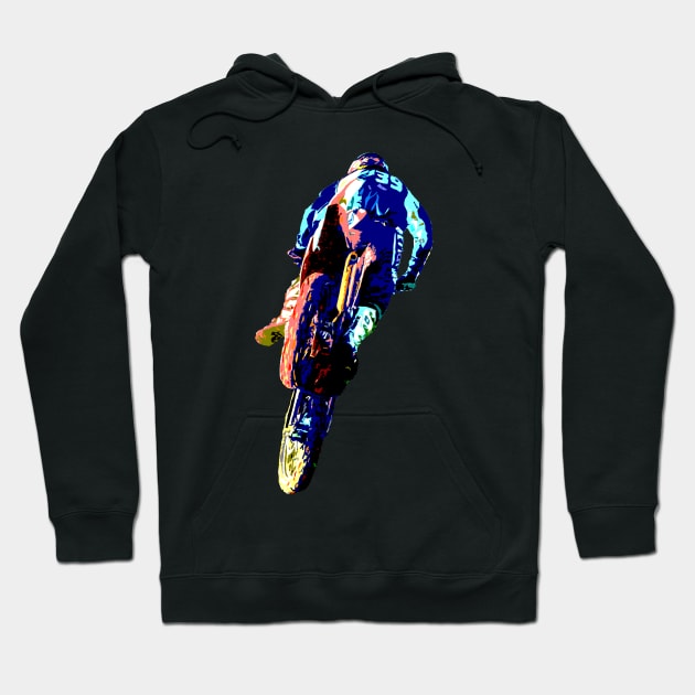 freestyle motocross enduro racing fmx Hoodie by rickylabellevie